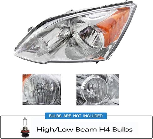 Halogen Headlight Headlamps Black Housing w/o Bulbs For 2007-2011 Honda CR-V CRV in Kuwait
