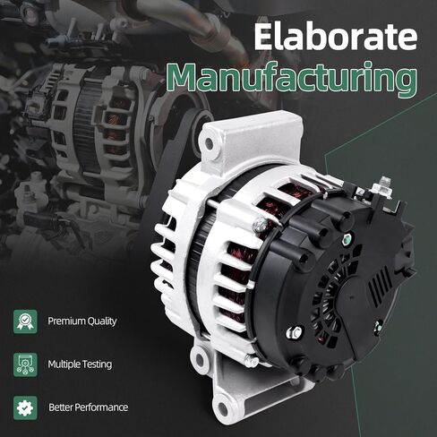 المولد 15828450-125A يناسب تشيفي كوبالت/ماليبو 2.2L/2.4L | بونتياك جي5 2.2 لتر/2.4 لتر | هالة زحل/السماء/Vue 2.4l, 2008 2009 2010 2011 2012 # استبدال 12 فولت 5 مولد بكرة GMT319 GMX001 in Kuwait