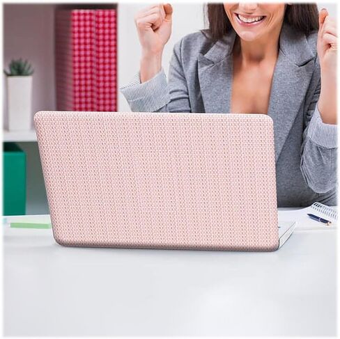 SaharaCase - Apple MacBook Air 13" M1 Chip Laptops Woven Laptop Case with Silicone KeyPad Cover Woven Fabric, Snap-On, Anti-Slip Grip (Pink) in Kuwait