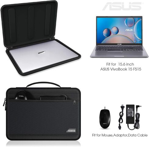 حافظة صلبة لجهاز الكمبيوتر المحمول Smatree مقاس 15.6 بوصة لأجهزة الكمبيوتر المحمول Dell Latitude 5520 مقاس 15.6 بوصة، وAsus Zenbook Pro Duo 15، وAcer Aspire 5 2021 مقاس 15.6 بوصة in Saudi Arabia