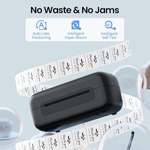 طابعة ملصقات الشحن Phomemo Bluetooth 4x6، 2024 ترقية طابعة الملصقات الحرارية لسطح المكتب للأعمال الصغيرة/حزم الشحن/المكتب/المنزل، على نطاق واسع لأمازون، Ebay، Shopify، Etsy، UPS، FedEx - أسود in Saudi Arabia