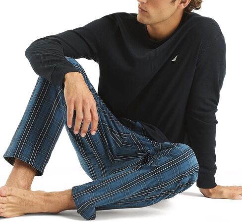 Nautica Men's Sustainably Crafted Plaid Poplin Sleep Pant in Saudi Arabia