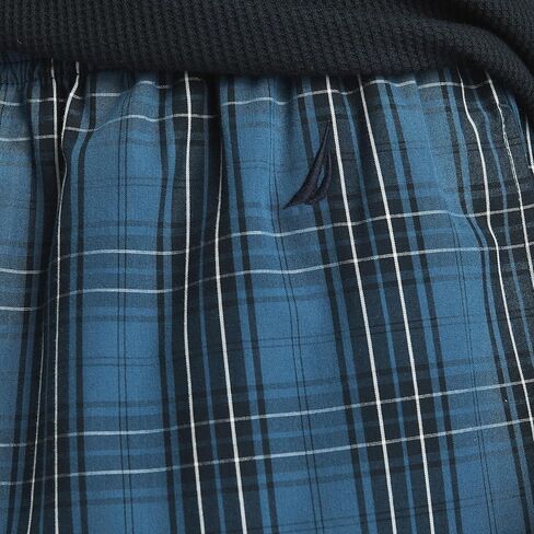 Nautica Men's Sustainably Crafted Plaid Poplin Sleep Pant in Saudi Arabia