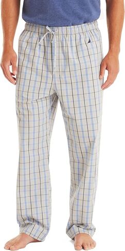 Nautica Men's Sustainably Crafted Plaid Poplin Sleep Pant in Saudi Arabia
