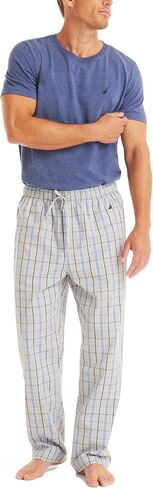 Nautica Men's Sustainably Crafted Plaid Poplin Sleep Pant in Saudi Arabia