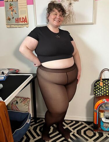 COOTRY Fleece Lined Tights for Women Plus Size Thick Thermal Pantyhose Leggings Warm Winter Sheer Tights in Kuwait