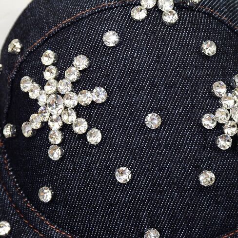 ELLACCI المرأة حجر الراين الزهور الدنيم بوستير المحاصيل الأعلى نادي حزب مشد أعلى أسود متوسط in Kuwait