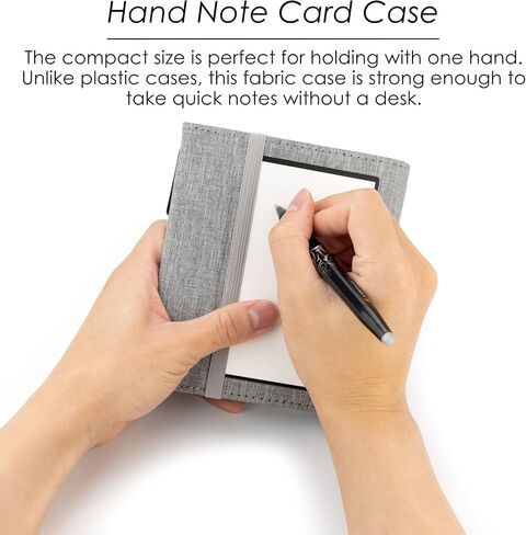 3x5 Inches Index Card Organizer with Pen Loop, Hand Note Card Case, Foldable Business Card Display Stand, Zipper Pouch, Fabric Card Wallet, 5 Index Tabs, Fuchsia in Saudi Arabia