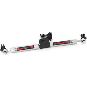 Rough Country N3 Dual Steering Stabilizer for 07-18 Jeep Wrangler JK - 8734930