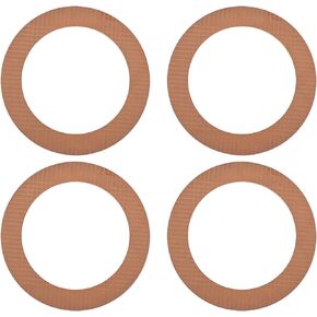 4X 6649871 6512424 Clutch Plate Compatible with Bobcat 371 444M 500 600 610 611 Skid Steer Loader Drive Train Clutch Lining Disc Friction