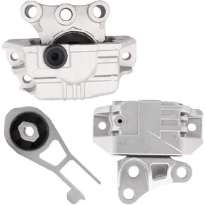 Engine Motor Mount & Trans Mount Set Compatible with 2016-2018 Fiat 500X 2015-2020 Renegade 17-20 Compass 15-18 Ram promaster city 2.4L Replace for A5862 A5898 68258599AA 68363755AA 68363756AA