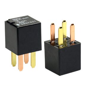 2 Pack G8VA1A4TR 4 Pin Automotive Air Conditioner, Speaker Relay Fits for Harley G8VA1A4TR01, 68055797AA, 68207357AA, DC12, G8VA-1A4T-R01, VH28-11F24-S01, VH2811F24S01