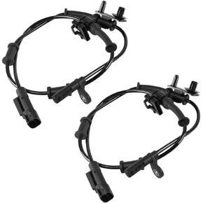 WMPHE 2 Pcs ABS Wheel Speed Sensor Compatible with Dodge Challenger Charger 2015 2016 2017 2018 2019 2020, Chrysler 300 2015 to 2020, Front ABS Sensor, Replacement for 68199987AC, 68199987AA