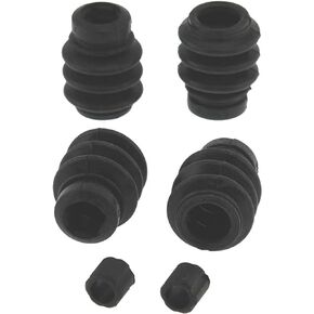 ACDelco Professional 18K1929 Front Disc Brake Caliper Rubber Bushing Kit with Seals , Black