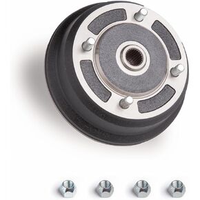 Baxzl 41038-0034 Front Brake Drums for Kawasaki Mule 3000 2001-2008 Mule 3010 2001-2008 Mule 4000 2009-2022 Mule 4000 Trans 2018-2021 Mule 4010 2009-2023 Mule 4010 Trans 2015-2023 Replace 41038-1345