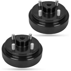 RANSOTO Golf Cart Brake Drum Hub Assembly Compatible with for 1982-UP E-Z-GO TXT Electric Vehicles Replaces 19186-G1 19186-G1P 17082-G2 17298-G1 (2 pcs)