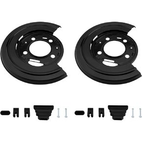 Misakomo 924-212 Brake Backing Plate, Compatible with 2000-2005 Ford Excursion, 1999-2010 F250, 1999-2015 F350, 2011-2014 F450 F550 Super Duty, Left & Right Rear Brake Backing Plate Dust Shield 1 Pair