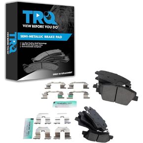 TRQ Brake Pads Compatible with 2011-2015 Hyundai Sonata 2011-2016 Kia Optima