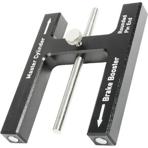 RACOONA Brake Adjustment Tool,Brake Booster Push Rod Adjustment Tool,Car Accessories Brake Booster Magnet Design,Master Cylinder Push Rod Length Gauge for Adjustable Braking Distance of Brake Pedal