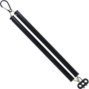 25" Double Tender Spring Kit Heavy Duty ABS Air Line Hose Tracker Tender Kit with 3 Hose Holders for Semi Truck Trailer Tractor