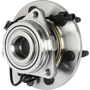 ECCPP 515096 Front Wheel Hub Bearing Assembly for Chevy Avalanche, Silverado, Suburban, Tahoe, Cadillac Escalade, GMC Yukon Sierra 1500 4X4 4WD 6 Lug Left Or Right W/ABS