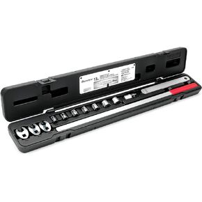 Powerbuilt Serpentine Belt Tool Set, Remove and Install Car Vehicle Serpentine Belts, for Spring-Loaded, Accessories and Storage Case Included - 648629,Silver