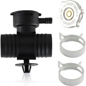 KPALAG Radiator Coolant Filler Neck （with Radiator Fill Cap）Compatible with Chrysler 200 Sebring Caliber Dodge Avenger/Durango Dakota/Jeep Compass Patriot Replace#:52028810AL 52029195AK 55116901AA
