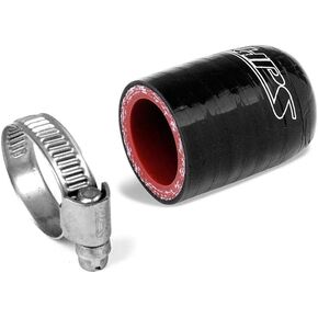 UrMarketOutlet HPS RSCC-062-BLK غطاء مبرد سيليكون أسود مقاس 5/8 بوصة + مشبك (سائل التبريد/الماء/الهواء.صمام تجاوز توربو/فراغ/منفذ مياه جسم الخانق/قلب السخان/تسرب)