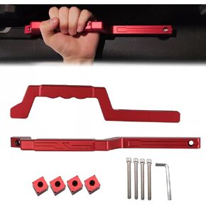 2 pcs Rear Roll Bar Grab Handles Compatible with 2023 2024 New Ford Bronco 2021 2022 4 Door, Aluminum Alloy Grip Handles Bronco Interior Accessories(Black) in Kuwait