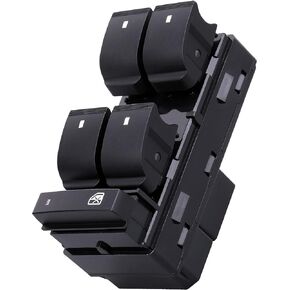 مفتاح نافذة رئيسي للطاقة من جانب السائق، متوافق مع Chevy Silverado/Chevrolet Traverse/HHR/2007-2013 GMC Sierra/Yukon/Buick Enclave استبدال OE 20945129 25789692