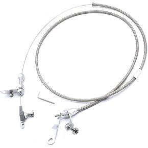 Kick Down Cable Throttle Wire Stainless Steel Braided For Ford C4 C-4 Car Accessories Transmission Detent Kickdown Trans