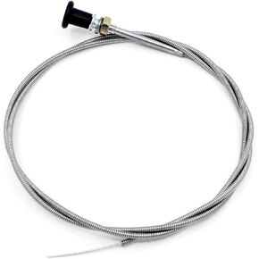 VERCCA Choke Cable, 237 Rotary Universal Push Pull Control Cable, 63 inch Inner 60 inch Conduit (2-3/4 inch Travel) with Heavy Duty Outer Shealth