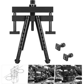 Universal Cylinder Liner Puller Assembly - Heavy Duty Diesel Engine Cylinder Liner Puller Used for Mack Cummins CAT on Wet Liner from 3-7/8" to 6-1/4" bore, Alternative to PT-6400-C M50010-B 3376015