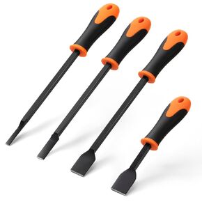 Gasket Scraper Set- 3 Piece, Carbon Automotive Scraper Set, Gasket Scraper Tool, 3-PCs Set, 1", 1", 1/2" Gasket Scrapers