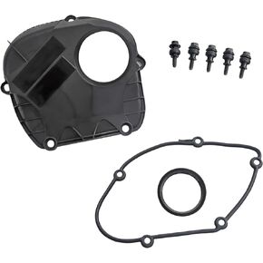 Engine Upper Timing Chain Cover with Gasket Fits for Audi A3 A4 A5 VW Beetle Jetta Replaces# 06H103269C 06H103269L 06H103269H