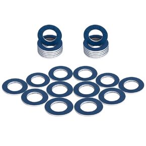 Oil Drain Plug Gaskets Replacement for Toyota Lexus Scion Crush Washer Seals Replaces# 9043012031 Aluminum (12Pcs)