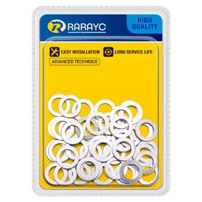50 pcs Oil Crush Washers Drain Plug Gaskets Replacement for Honda 94109-14000 Accord Civic CR-X CR-Z CR-V and More