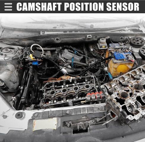 مستشعر موضع العمود المرفقي البديل للسيارات من Motoforti، لسيارة شيفروليه إكوينوكس سبورت 2009 2008، بلاستيك، 12608424، أسود، 5 قطع in Saudi Arabia