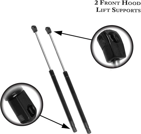 2 حزمة من دعامات رفع الغطاء الأمامي لـ 2000 2001 2002 2003 2004 2005 Ford Excursion، 1999-2005 Ford F-250 F-350 F-450 F-550 Super Duty 4339 SG304029 in Kuwait