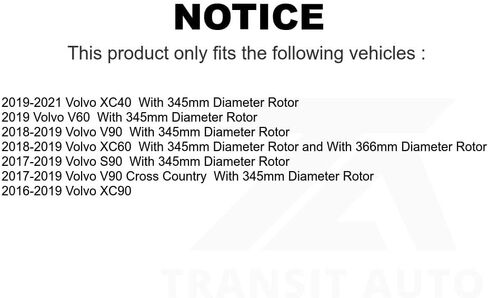 Front Ceramic Disc Brake Pads NWF-PRC1865 For Volvo XC90 XC60 XC40 S90 V90 Cross Country V60 in Saudi Arabia
