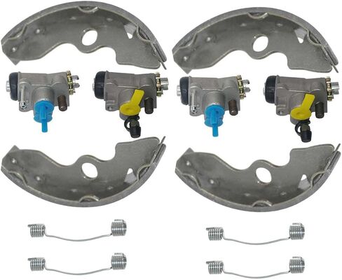 TRX 200 Front Brake Shoes with Brake Wheel Cylinders fit forTRX300FW Fourtrax 300 4X4 1988 1990-2000 4X4 TRX350 Fourtrax Rancher 350 2000-2003 in Saudi Arabia