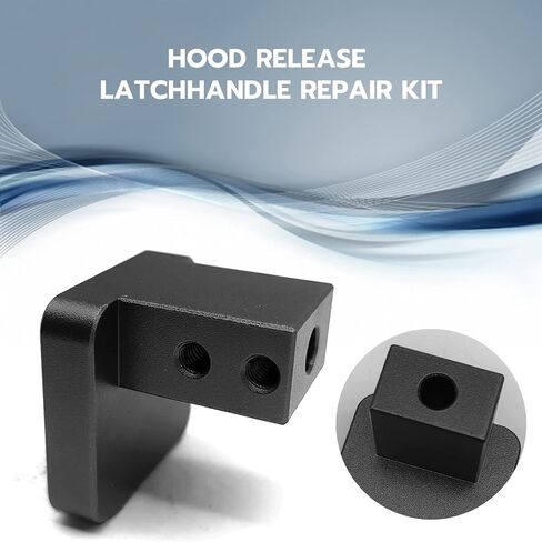 Heavy Duty Billet Aluminum Hood Latch Release Cable Repair Kit, Replacement for Civic CR-V 1997 to 2006 Element 2003 to 2011 Ridgeline 2006 to 2014 (Black) in Saudi Arabia