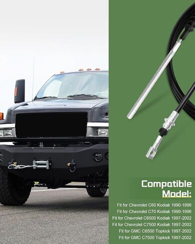 Replacement Manual Transmission Clutch Cable Fit for Chevy GMC Kodiak Topkick C6500 C7500 C60 C70, Replace 15959451 in Saudi Arabia