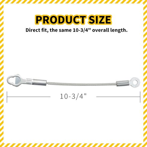 كابل الباب الخلفي من ONUNIQ مناسب لـ Polaris Ranger 500 700 800 900D 2005-2016 استبدال أشرطة دعم بوابة رفع البوابة 7081215 7081445 قطعتان in Kuwait