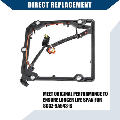 حشية دائرية لمضخة حقن الوقود الداخلية/الديزل من Hihaha لسيارة Ford F250 F350 Super Duty 6.4L للديزل Powerstroke/مع مكونات/متينة/بلاستيك/مجموعة واحدة/أسود in Kuwait