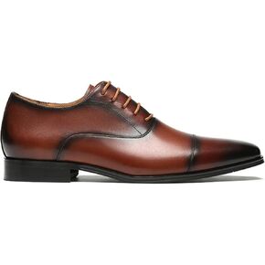 Fashion Tailored Men's Oxford Shoe - Casual Leather Dress Shoes - Comfort and Style - Vintage Design
