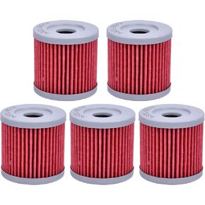 5pcs HF139 Oil Filter Replacement for Suzuki DR-Z400 DRZ400 E/S/SM/SM2 ATV LT-Z400 LTZ 400 LT-R450 LTR 450 16510-29F00