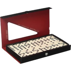 CHH D6 Standard Dominoes Ivory with White Pips