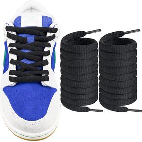 أربطة أحذية Endoto بيضاوية من أجل حذاء Nike SB Dunk Low Pro البديل لأربطة الأحذية الرياضية