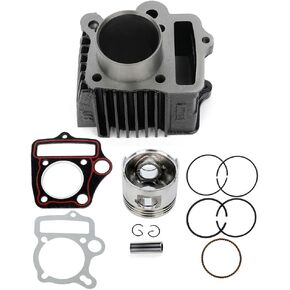 ECCPP New Cylinder Piston Ring Gasket Fit for Honda S65 SL70 XL70 XR70R C70 CL70 CRF70F CT70 1969-2012 Compatible fit for Piston Kit